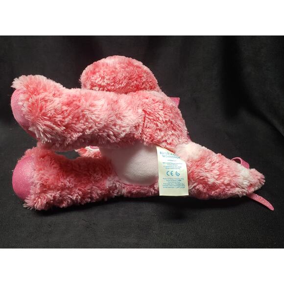 Build A Bear Pink Stegosaurus Dinosaur Softy Dino Plush Stuffed Animal BABW - Picture 6 of 9